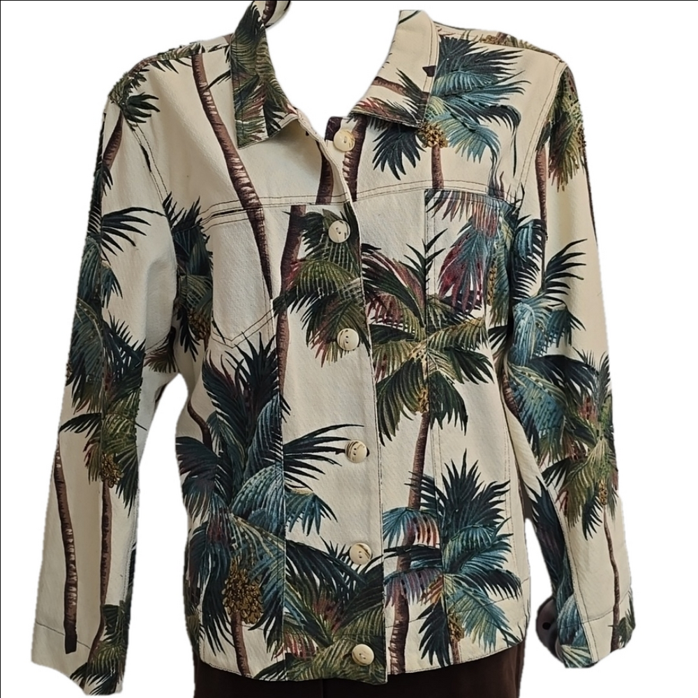 Jacket/Blazer of PALM Trees & SO CHIC!